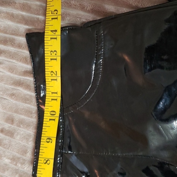 Missguided Fun, 100% Polyurethane, Black, Shiny Pants. Size 4  NWOT - Picture 7 of 13